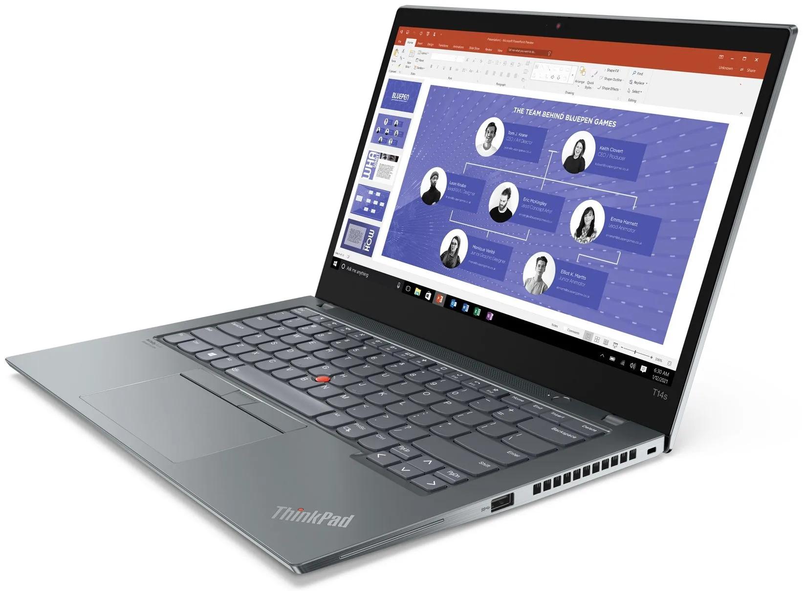 Lenovo ThinkPad T14s Gen 2 closed view professional design | RenewedDubai UAE